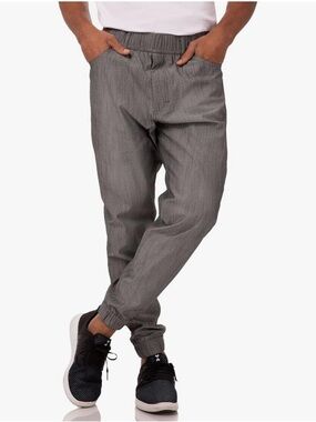 🔥🆕🔥 Chef Works Urban Collection Jogger 257 Chef Pants L Black White Stripe